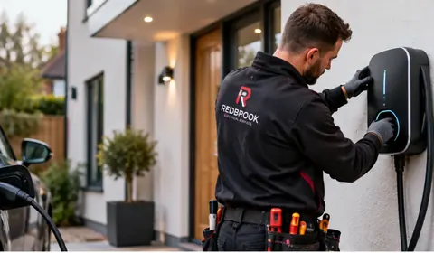 Domestic electrical installation work by Redbrook Electrical Services